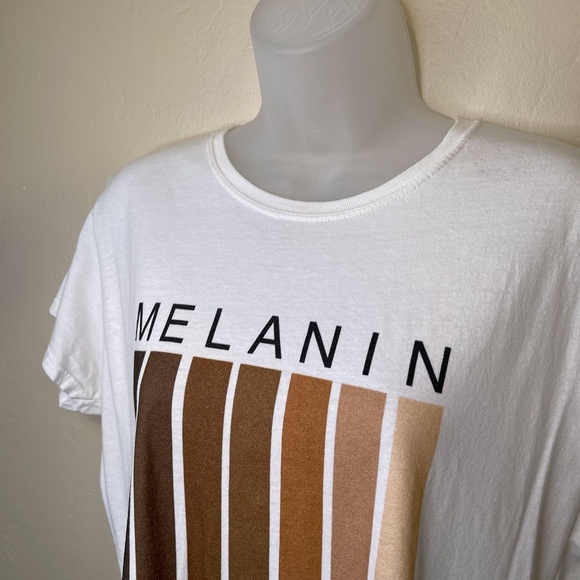 Gildan | MELANIN Crew Neck Short Sleeve Shirt Top - Picture 5 of 8